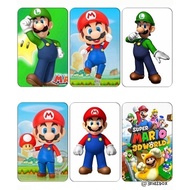 Super Mario Ezlink Card Sticker Protector Cartoon Stickers