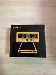 SEIKO 鮮黃色 經典電子鬧鐘 檯鐘 附原裝盒