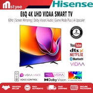 HISENSE SMART TV  VIDAA 4K UHD E6Q Series 55 & 65 Inch DOLBY VISION & AUDIO GAME MODE PLUS