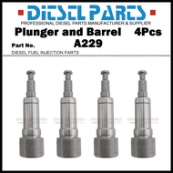 4Pcs Injection Pump Element A229 Plunger and Barrel Assembly 131152-8720 1156310690 for ISUZU 4BG1 4