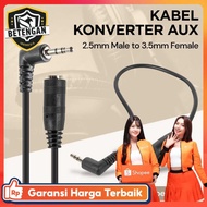 2.5mm Male to 3.5mm Female HiFi AUX Audio Cable 20cm - L44