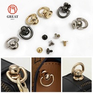 GREATMY Metal Bag Rivet, DIY Metal Nail Buckle, Bag Screw Nail Studs Button Bag