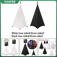 [voqpde] Universal DJ Light Speaker Stand Cover, Stretchable Double Sided/Triple Sided DJ