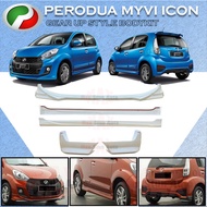 PERODUA MYVI ICON 2015+ GEAR UP FULL SET BODYKIT BUMPER SKIRT LIP CAR BODYKIT MYVI 1.5 1.3 MYVI SE F