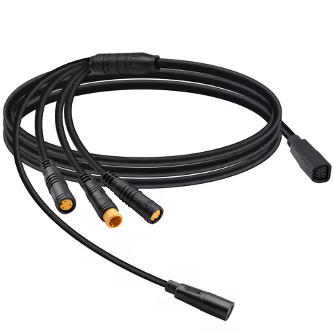 Motor Waterproof 1T4 EB-Bus Cable for Bafang CAN BBS BBS01B BBS02B BBSHD Mid Motor Display Brake Lev
