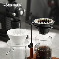 MHW-3BOMBER -Meteor Coffee Dripper Cake shape Coffee Dripper 155 /185 Ceramic Pour over dripper