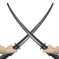 Flyhapi Gravity Retractable Samurai Sword, 3D Print Plastic Cosplay Retractable Sword, Creative Deco