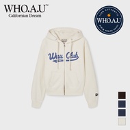 [WHO.A.U] Patch Crop Hood Zip-up | WHMZG1111F
