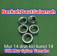 Mur 14 drat kiri utk Mur Spion Yamaha