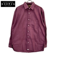 เสื้อเชิ้ตแขนยาวสีบอร์โดซ์ยุค 90 ของ CP Company ไซส์ 4 [มือสอง]