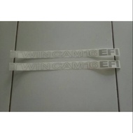 Sticker Striping List Writing TWINCAM 16 EFI Corolla Great Soluna new corolla GT set of 2 pieces