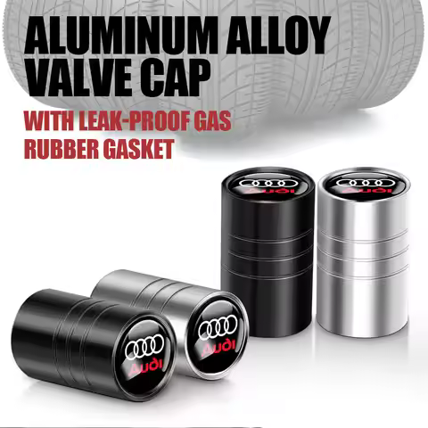 Car Wheel Tire Valve Caps Stem Covers Decor For Audi Q2 Q3 Q4 Q5 Q6 Q7 Q8 OOOO SLINE RS S TT QUATTRO