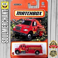 MERAH Matchbox Freightliner M2 106 Red Diecast Fire Truck