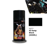 Samurai Paint Hi-Temp Spray Paint H2 Black 300ML