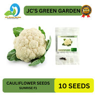 (10 SEEDS) - F1 CAULIFLOWER SEEDS/F1 SUNRISE VARIETY/HYBRID/FIRM FLOWER/EASY TO GROW/MORE PROFIT