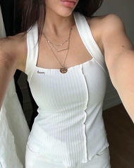 Devon Seam Twisted Back Tank Top