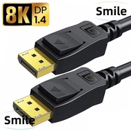 SMILE DP to DP Cable Projector HDR 4K 144Hz Displayport Cord