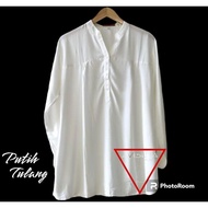 Plain white rayon blouse, plain rayon blouse, plain jumbo lasenta blouse, plain rayon blouse