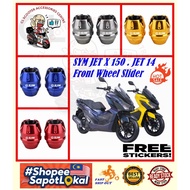 SYM Husky 150 Front Tyre Slider SYM JET X 150 JET 14 Front Wheel Slider SYM JET X 150 Accessories