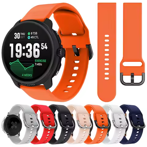 Sport Soft Silicone Watch Strap For SUUNTO Race 2/S Wristbands For SUUNTO VERTICAL/RACE Run/Ocean/5