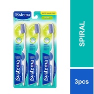 Systema Toothbrush Super Value Pack 3s Spiral