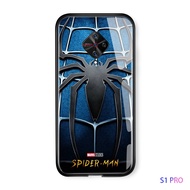 สำหรับVivo S1 Pro Marvel Avengersซูเปอร์ฮีโร่สไปเดอร์แมนสไปเดอร์-Man Spider LogoกันกระแทกSoft Edgeกร