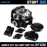 125CC Motorcycle 52.4mm Complete Cylinder Head Assembly Kit For Lifan LF 125 Horizontal Kick Starter Engine Dirt Pit Bik