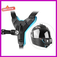 Chin Strap Mount Holder for GOPRO, SJCAM, and Action Cam - Full Face Motorcycle Helmet