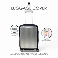 Mika | Mika Suitcase COVER Transparent LUGGAGE COVER RIMOWA Zipper Middle Open EXPAND LUGGAGE CABIN Suitcase 18INCH 20INCH 24INCH 27INCH 28INCH 29INCH 30INCH 32INCH