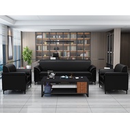 1-2-3 Seater Office Sofa Set PU Leather Office Sofa Set Home Living Room Office Business Discussion 