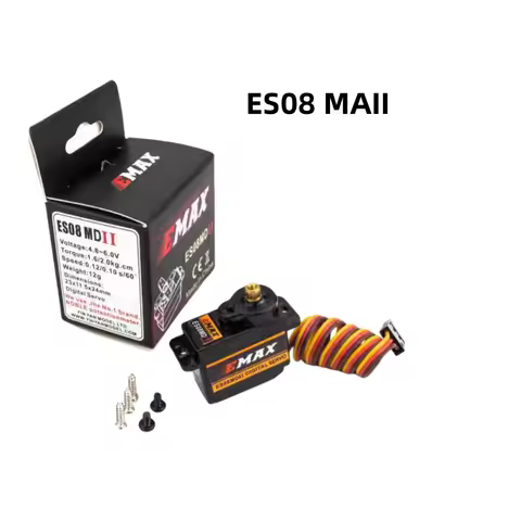EMAX Model Aircraft Remote Control 450 Helicopter ES09MD with Metal Digital Swashplate Servo ES08 MA