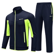 Men's Track Suits 2 Piece Set Long Sleeve Warm Up Tracksuits Zip-Front Athletic Casual Running Joggi