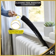 Washer Dryer Collapsible Long Wood Handle Cleaning Brush Water Pipe Drainage Dredge Tool Flexible Radiator Duster