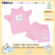 Dokma Children's Sleeveless Shirt Set DT113 Bamboo Fiber Cloth (6-9M 9-12M 12-18M 18-24M 24-36M)