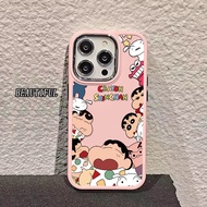 Fun Cartoon Patterns Phone Case Compatible for IPhone 15 14 13 12 11 Pro Xr X Xs Max 7 8 SE 2020 Metal Lens Protector Shockproof Soft Silicone Back Cover