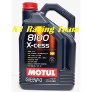 engine oil/ (5 Litre) Motul 8100 X-CESS 5W40 Fully Synthetic Engine Oil