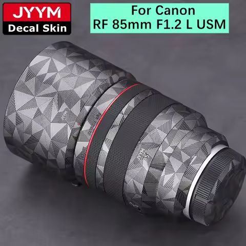 Lens Sticker For Canon RF 85mm F1.2 L USM Decal Skin Vinyl Wrap Film Anti-Scratch Protector Coat RF8