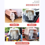 ‍🚢Pet Flight Case Trolley Dog Box with Wheels Medium Size Corgi out Dog Cage Air China Large Size