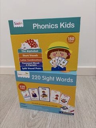 Saalin Phonics Kids & 220 Sight Words 學習卡套裝