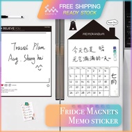 Magnetic planner magnetic/Pegboard accessories/ Weekly/Monthly Planner Reusable Rewritable Erasable 
