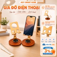 Tablet Phone Stand - 360 Rotating iPad Stand, Folding, Alloy, Used for Watching Movies