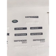 RC Detailing Sticker Land Rover Defender scale 1/10 TRX axial scx