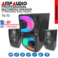 2.1 Home Theater System Amplifier Sound Box Karaoke DJ MP3 USB Bluetooth MultiMedia Audio Speaker Ho