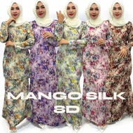 🔥 CLEARANCE 🔥 MANGO SILK BAJU KURUNG RAYA 8D VIRAL 2025