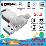 Kingston 2TB USB flash drive with Lightning connector for iPhone/iPad PC and USB devices. Compatible
