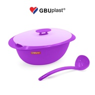 2.9 Liter Buffet Serving Container GBUplast Sapphire Oval Plastic Serving Container Food Safe PO2900