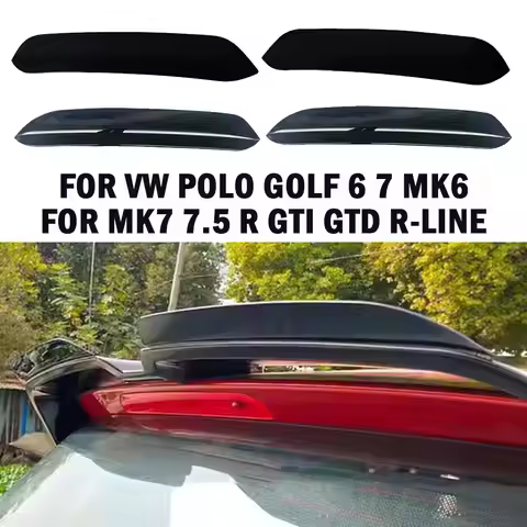 For Oettinger Car Roof Spoiler Extentions Flaps Rear Wing for VW for Golf 6 7 For 6 7 7.5 R GTD/I R-