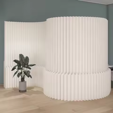 Paper screen Internet celebrity luminous living room partition partition booth paper wall clothing s