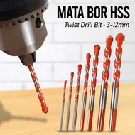MATA HSS Twist Drill Bit 3 - 12mm 7 PCS