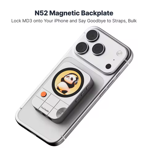 Fosi Audio MD3 Portable DAC Amp HiFi Headphone Amplifier Magnetic Backplate Decorder For Phone Chip